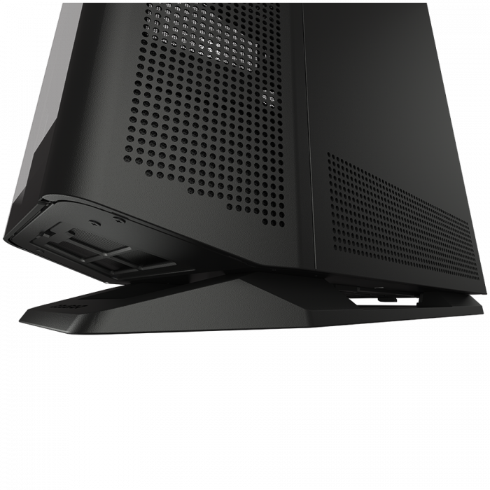 COUGAR | FV270 Black | PC Case | Mid tower / Tempered, Curved Glass Perimeter / Quick Detachable Air Filters / Up to 9 Fans (1x120mm RGB Preinstalled) / Black [20]