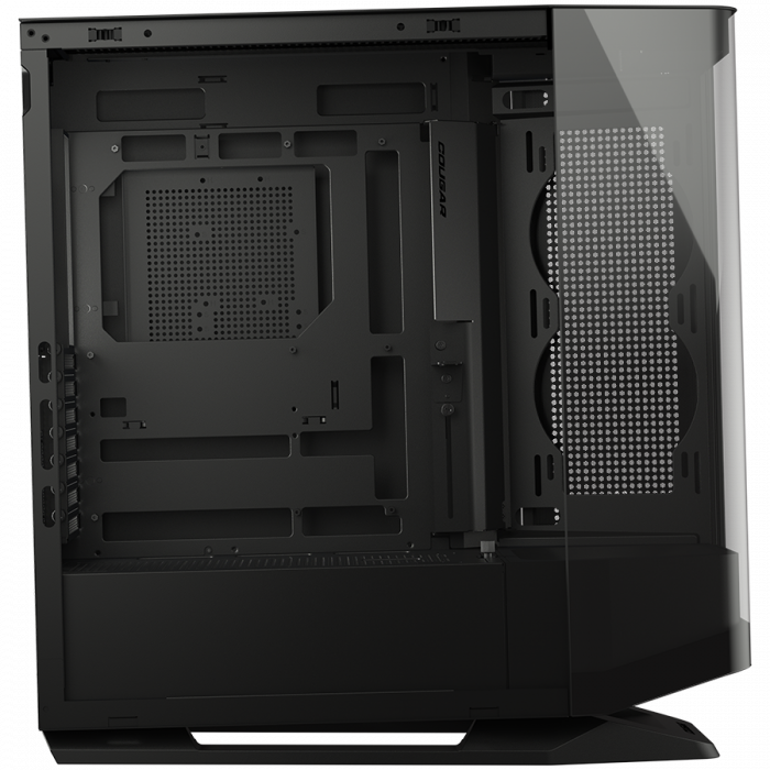COUGAR | FV270 Black | PC Case | Mid tower / Tempered, Curved Glass Perimeter / Quick Detachable Air Filters / Up to 9 Fans (1x120mm RGB Preinstalled) / Black [5]