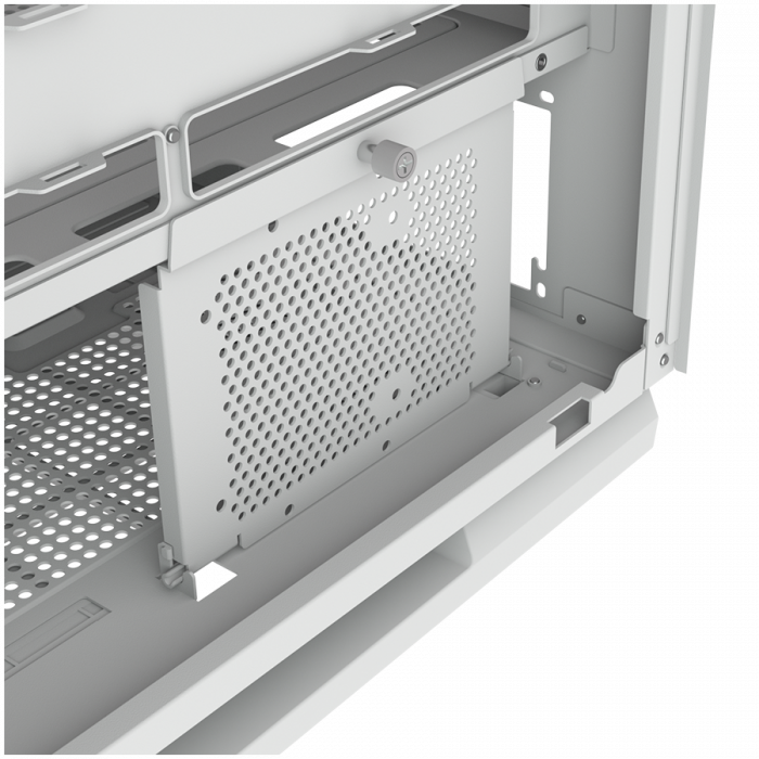 COUGAR | FV270 White | PC Case | Mid tower / Tempered, Curved Glass Perimeter / Quick Detachable Air Filters / Up to 9 Fans (1x120mm RGB Preinstalled) / White [16]