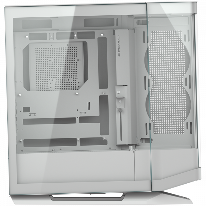 COUGAR | FV270 White | PC Case | Mid tower / Tempered, Curved Glass Perimeter / Quick Detachable Air Filters / Up to 9 Fans (1x120mm RGB Preinstalled) / White [4]