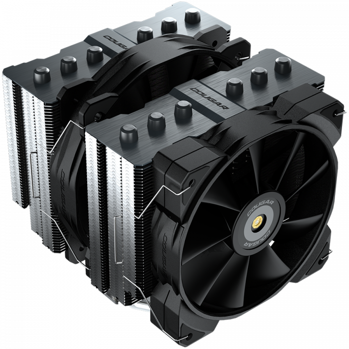 Cougar I Forza 135 I Dual Tower Air Cooling I 128 x 140 x 160mm / Reflow / 1x 140mm & 1x 120mm HDB fans incl. clips for 3rd fan / 1391g [3]