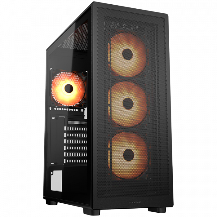 COUGAR MX220 RGB PC Case, Mid Tower, Black [1]