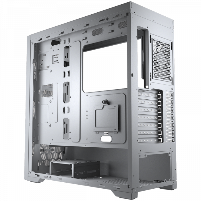 COUGAR | MX330-G Pro White | PC Case | Mid Tower / Mesh Front Panel / 1 x 120mm Fan / TG Left Panel [5]