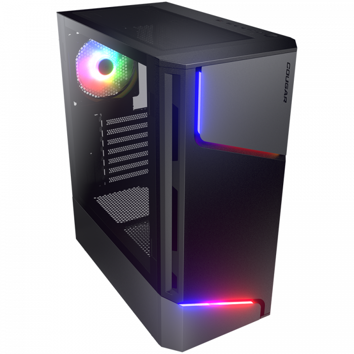 COUGAR | MX360 RGB | PC Case | Mid Tower / Metal Front Panel with ARGB strips / 1 x ARGB Fan / TG Left Panel [2]