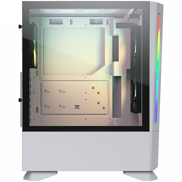 COUGAR | MX430 Air RGB White | PC Case | Mid Tower / Air Vents Front Panel with ARGB strips / 3 x ARGB Fans / 4mm TG Left Panel [4]