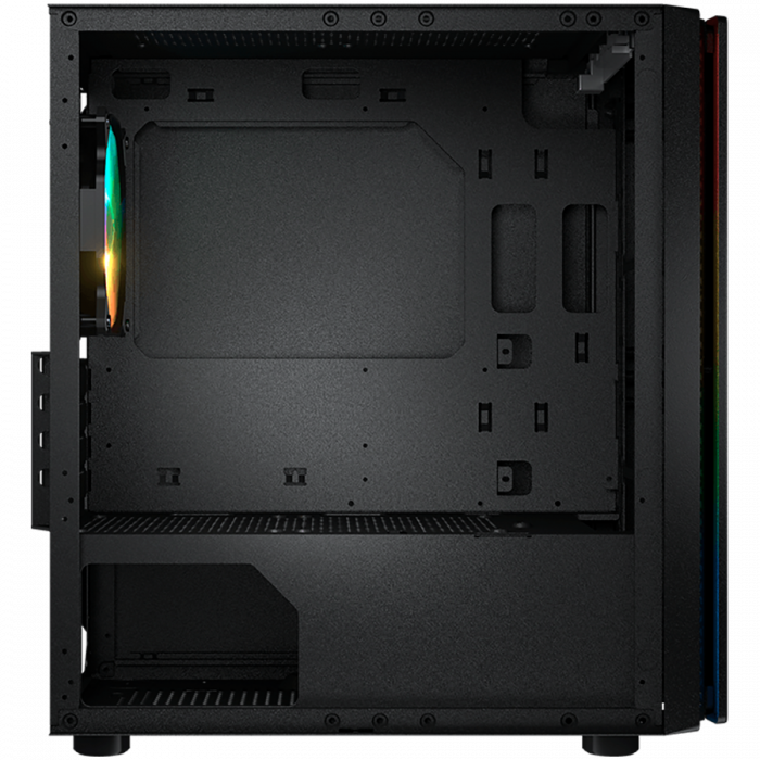 COUGAR | Purity RGB Black | PC Case | Mini Tower / TG Front Panel with ARGB strip / 1 x ARGB Fan / 3mm TG Left Panel [4]