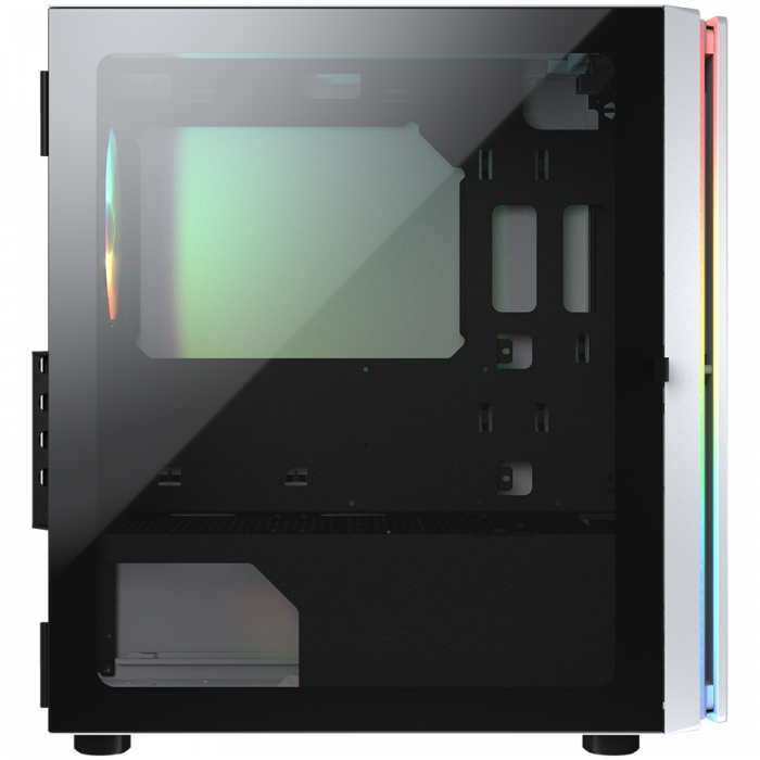 COUGAR | Purity RGB White | PC Case | Mini Tower / TG Front Panel with ARGB strip / 1 x ARGB Fan / 3mm TG Left Panel [5]