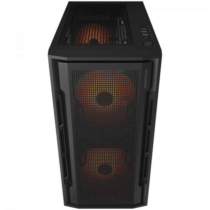 COUGAR | Uniface Mini RGB Black| PC Case | Mini Tower / Mesh Front Panel / 2 x 140mm RGB Fans + 1 x 120mm RGB Fan / TG Left Panel [2]