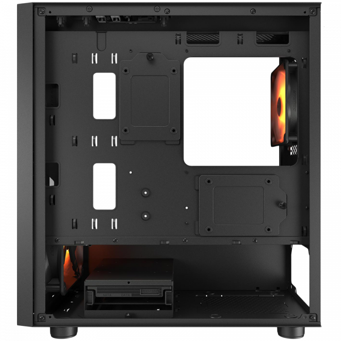 COUGAR | Uniface Mini RGB Black| PC Case | Mini Tower / Mesh Front Panel / 2 x 140mm RGB Fans + 1 x 120mm RGB Fan / TG Left Panel [5]