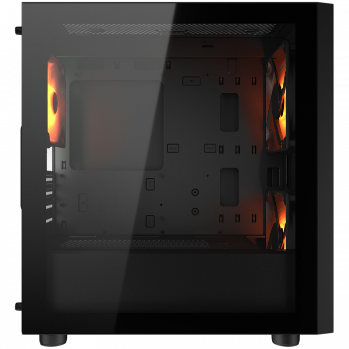 COUGAR | Uniface Mini RGB Black| PC Case | Mini Tower / Mesh Front Panel / 2 x 140mm RGB Fans + 1 x 120mm RGB Fan / TG Left Panel [3]