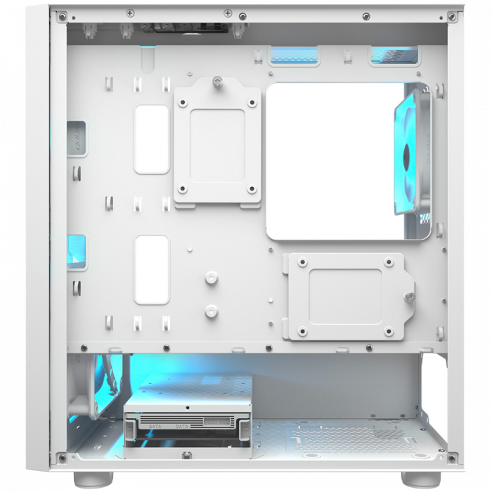 COUGAR | Uniface Mini RGB White| PC Case | Mini Tower / Mesh Front Panel / 2 x 140mm RGB Fans + 1 x 120mm RGB Fan / TG Left Panel [5]