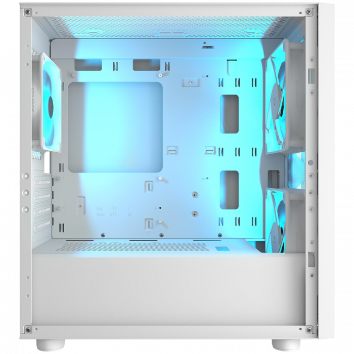 COUGAR | Uniface Mini RGB White| PC Case | Mini Tower / Mesh Front Panel / 2 x 140mm RGB Fans + 1 x 120mm RGB Fan / TG Left Panel [4]