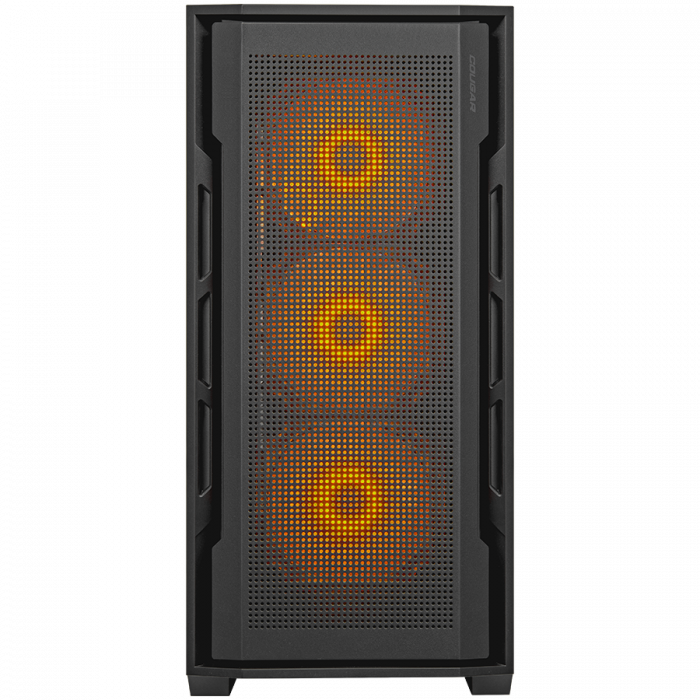 COUGAR | Uniface RGB Black | PC Case | Mid Tower / Mesh Front Panel / 4 x 120mm ARGB Fans / TG Left Panel / Black [4]