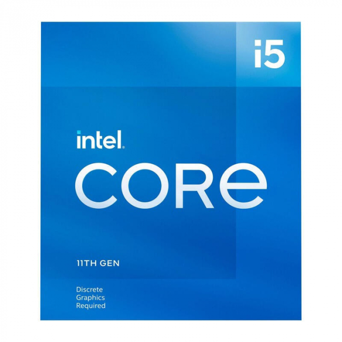 CPU INTEL, skt. LGA 1200 Core i5, i5-11400F, frecventa 2.6 GHz, turbo 4.4 GHz, 6 nuclee, putere 65 W, "BX8070811400F" [2]