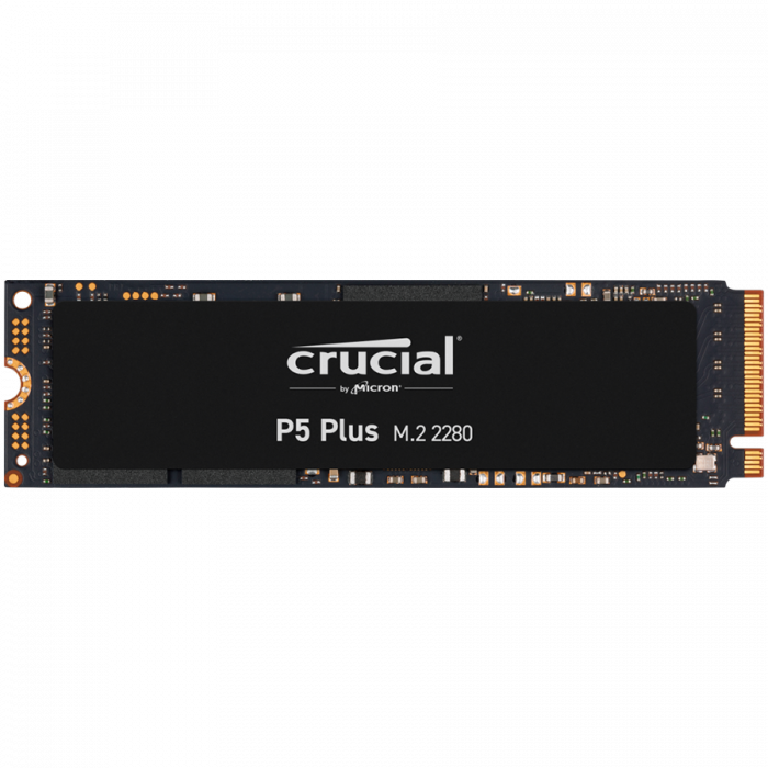 Crucial SSD 2TB P5 Plus M.2 NVMe, R/W: 6600/5000 MB/s, M.2 80mm PCIe Gen4 Micron 3D NAND, EAN: 649528906670 [1]