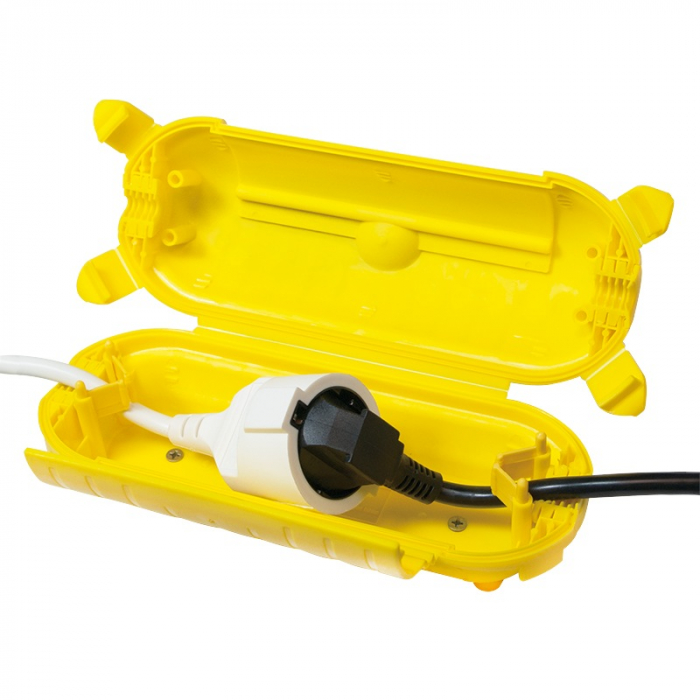 CUTIE protectie priza Logilink, pentru exterior, protectie IP44, galben, "LPS217" [3]