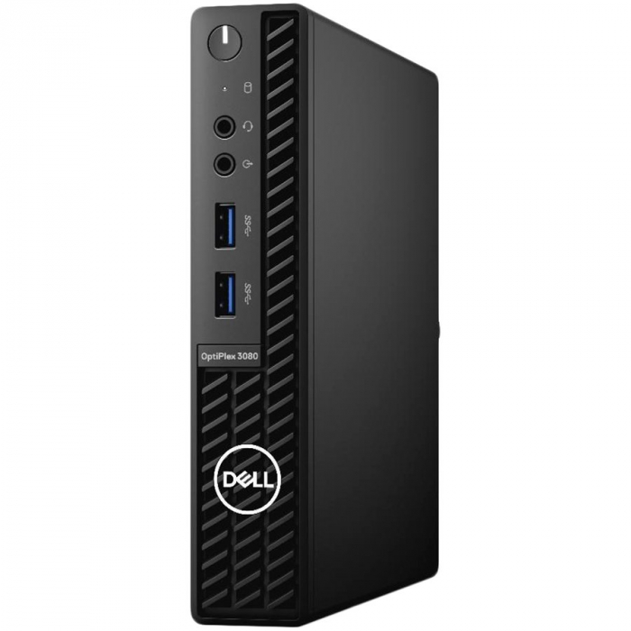 Dell OptiPlex 3080 MFF,Intel Core i3-10105T(4 Cores/6MB/8T/3.0GHz to 3.9GHz),8GB(1x8)DDR4,256GB(M.2)NVMe SSD,noDVD,Intel Integrated Graphics,Intel 3165 802.11ac 1x1 + Bth 4.2,Dell Mouse-MS116,Dell Key [1]
