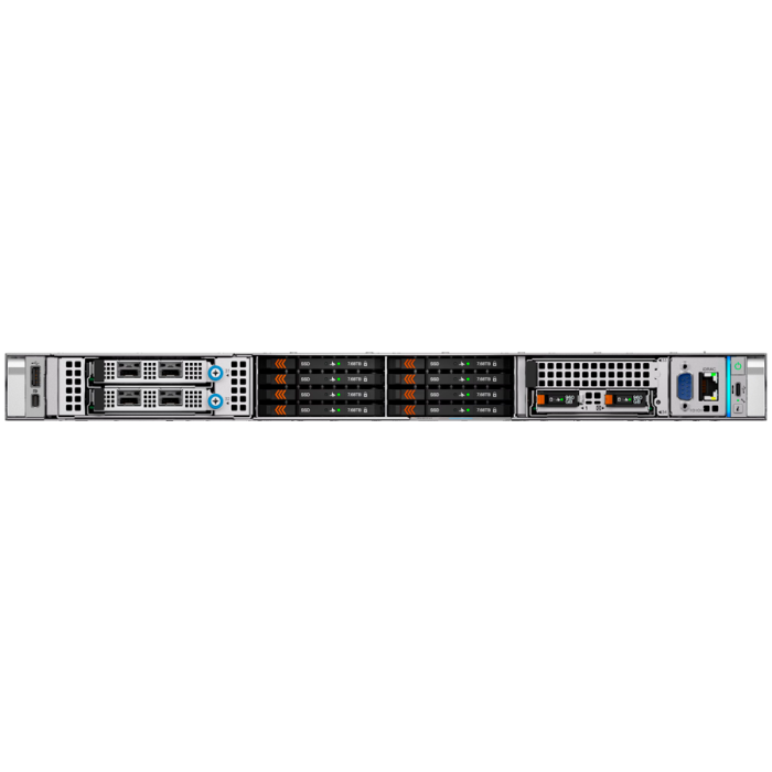 Dell PowerEdge R470 Rack Server,Intel Xeon 6 Performance 6507P 3.5G(8C/16T),32GB 6400MT/s RDIMM,2x480GB SSD SATA RI(8x2.5''HDD SAS/SATA),PERC H965i,iDRAC10 Ent 17G,1U Std Bezel,Ethernet E610-XAT2 Dual [2]