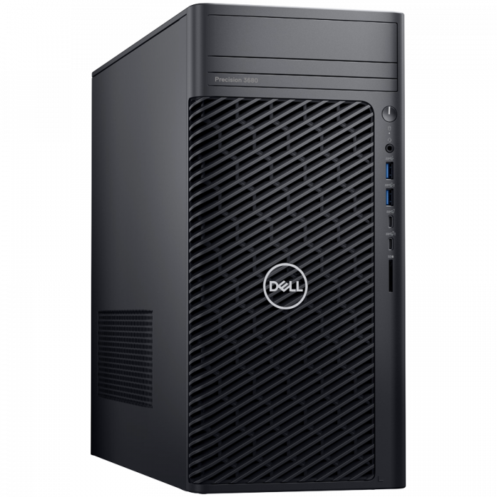 Dell Precision 3680 Tower,Intel Core i9-14900K(36MB,24Cores,32threads,3.2GHz/6.0GHz),64GB(2x32)4400MT/s DDR5,1TB(M.2)NVMe PCIe SSD,Nvidia RTX 5000 Ada/32GB,noWi-Fi,Dell Mouse-MS116,Dell Keyboard-KB216 [1]