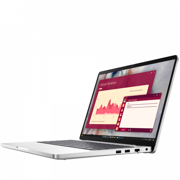 Dell Pro 14,14"FHD+(1920x1200)300nits 45% NTSC,Intel Core Ultra 7 255U(12 TOPS NPU 12cores/5.2GHz),16GB(1x16)5600MT/s,512GB SSD,Integrated Intel Graphics,Wi-Fi 6E AX211(2x2)+BT,Backlit Kb,FGP,3cell 55 [3]