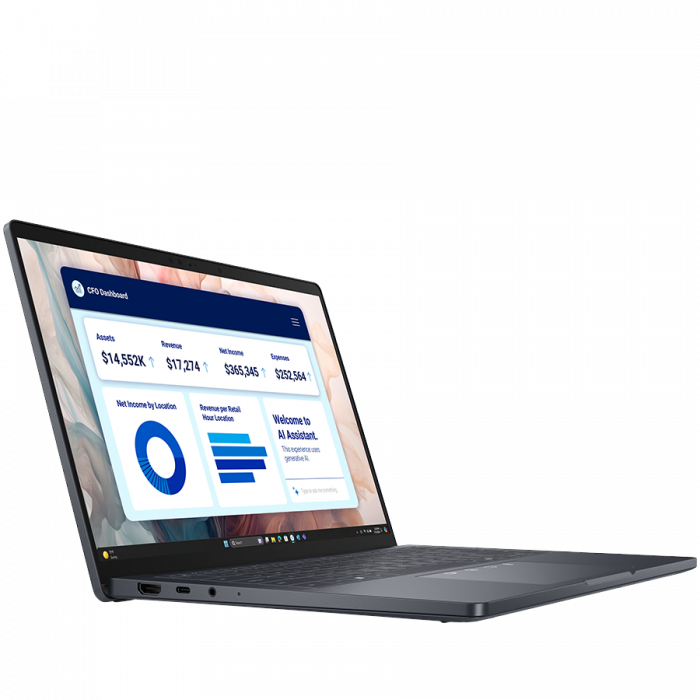 Dell Pro 14 Premium,14.0"FHD+ 300nits 45% NTSC,Intel Core Ultra 7 266V(48 TOPS NPU 8cores/5.0 GHz)vPro,16GB 8533MT/s(onboard),512GB TLC SSD,Integrated Intel Arc Graphics,BE201 Wi-Fi 7(2x2)+BT5.4,mini  [2]