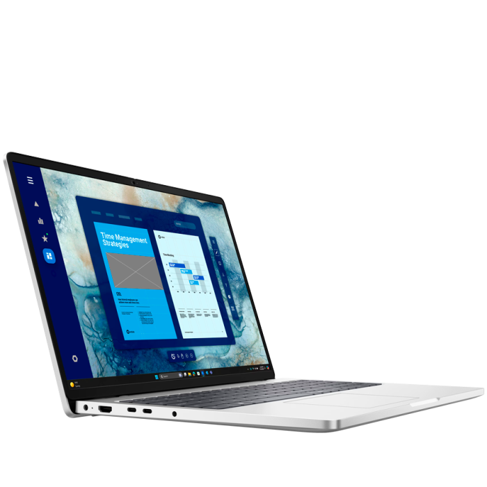 Dell Pro 16,16"FHD+(1920x1200)400nits 45% NTSC,Intel Core Ultra 5 235U(12 TOPS NPU 12cores/4.9GHz)vPro,16GB(1x16)5600MT/s,512GB SSD,Integrated Intel Graphics,Wi-Fi 6E AX211(2x2)+BT 5.3,Backlit Kb,FGP, [2]