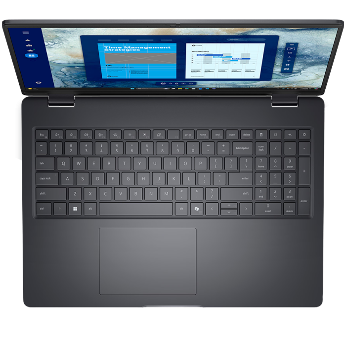 Dell Pro 16,16"FHD+(1920x1200)Touch 300nits 45% NTSC,Intel Core Ultra 7 265U(12 TOPS NPU 12cores/5.3GHz)vPro,16GB(1x16)5600MT/s,512GB SSD,Integrated Intel Graphics,Wi-Fi 6E AX211(2x2)+BT 5.3,Backlit K [6]