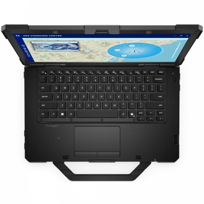Dell Pro Rugged,14"FHD 1920x1080 60Hz,400Nits,Intel Core Ultra 7 165U(12MB Cache, 12Cores, up to 4.90GHz),16GB(2x8)5600 DDR5,512GB PCIe NVMe SSD,Integrated Graphics,Wi-Fi AX211+BT,4G CAT12 Qualcomm,eS [3]