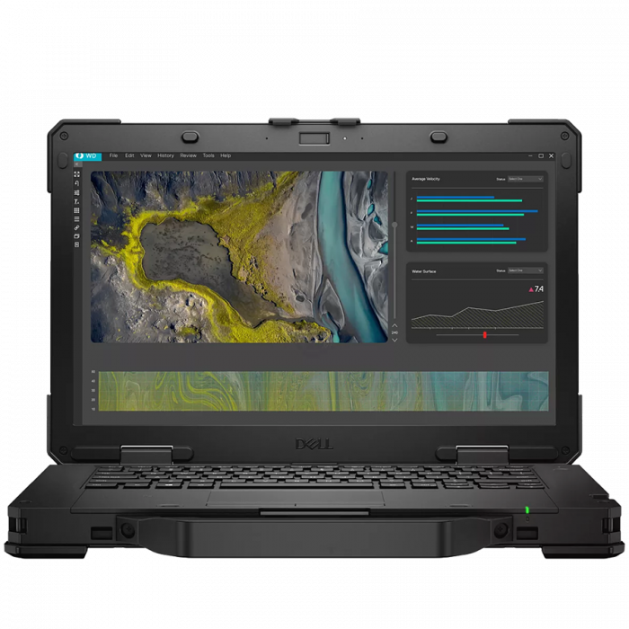 Dell Pro Rugged,14"FHD 1920x1080 60Hz,400Nits,Intel Core Ultra 7 165U(12MB Cache, 12Cores, up to 4.90GHz),16GB(2x8)5600 DDR5,512GB PCIe NVMe SSD,Integrated Graphics,Wi-Fi AX211+BT,4G CAT12 Qualcomm,eS [1]