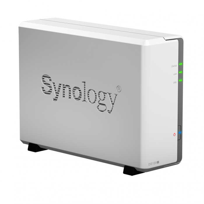 DS120J | NAS Home to Small Office | CPU 800 MHz Dual Core 64-bit | Memorie DDR3L | 3.5/2.5" SATA X 1 | USB 2.0 X 2 | Max Supported IP Camera: 5 | RAID Synology Basic | Hardware encryption engine | Wak [1]