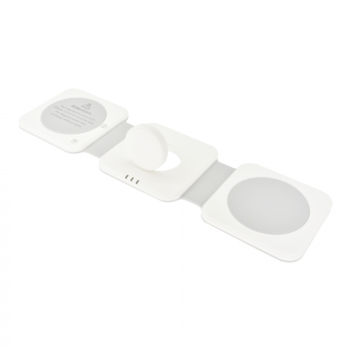 Dviced 3-in-1 foldable magnetic wireless charger - White [5]