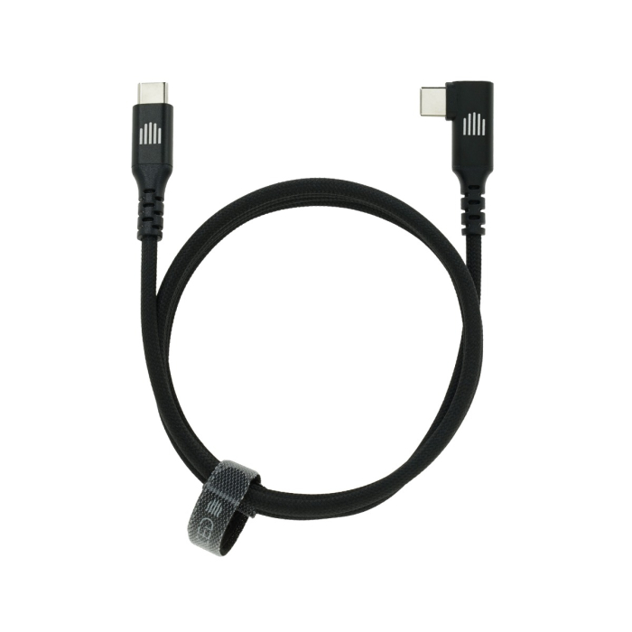 Dviced Angled Braided cable USB-C to USB-C, 1,25m - Black [3]