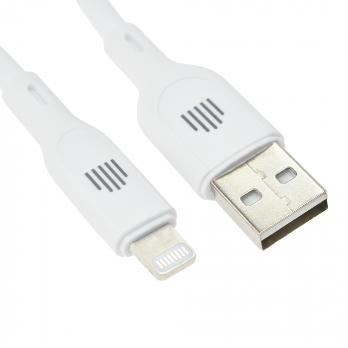 Dviced Cable USB-A to Lightning silicone 1,25m - White [4]