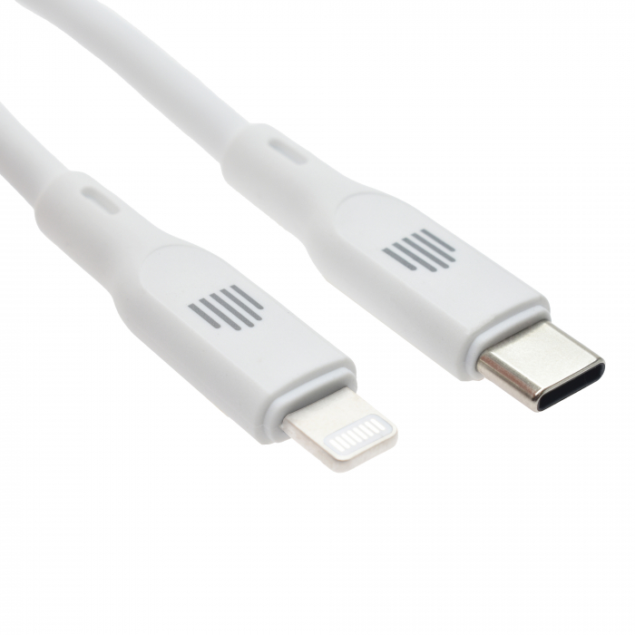 Dviced Cable USB-C to Lightning silicone 1,25m - White [2]