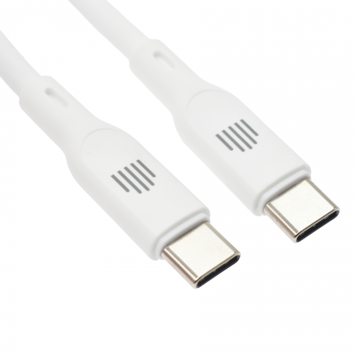 Dviced Cable USB-C to USB-C silicone 1,25m - White [2]