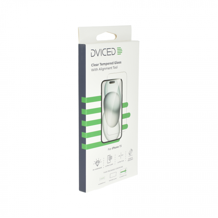 Dviced iPhone 15 clear screen protector with applicator [2]