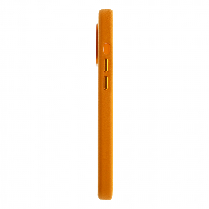 Dviced Leather case with magsafe for iPhone 15 - Orange [3]