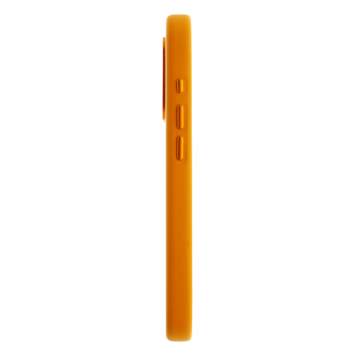 Dviced Leather case with magsafe for iPhone 16 - Orange [2]