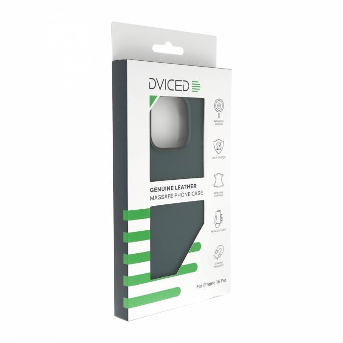 Dviced Leather case with magsafe for iPhone 16 Pro - Blue [3]