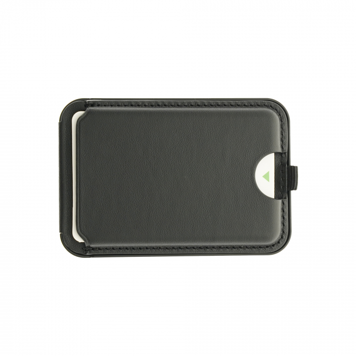 Dviced Leather magsafe foldable cardholder and stand - Black [4]