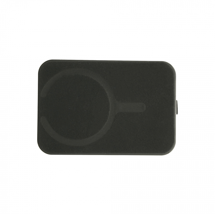 Dviced Leather magsafe foldable cardholder and stand - Black [2]