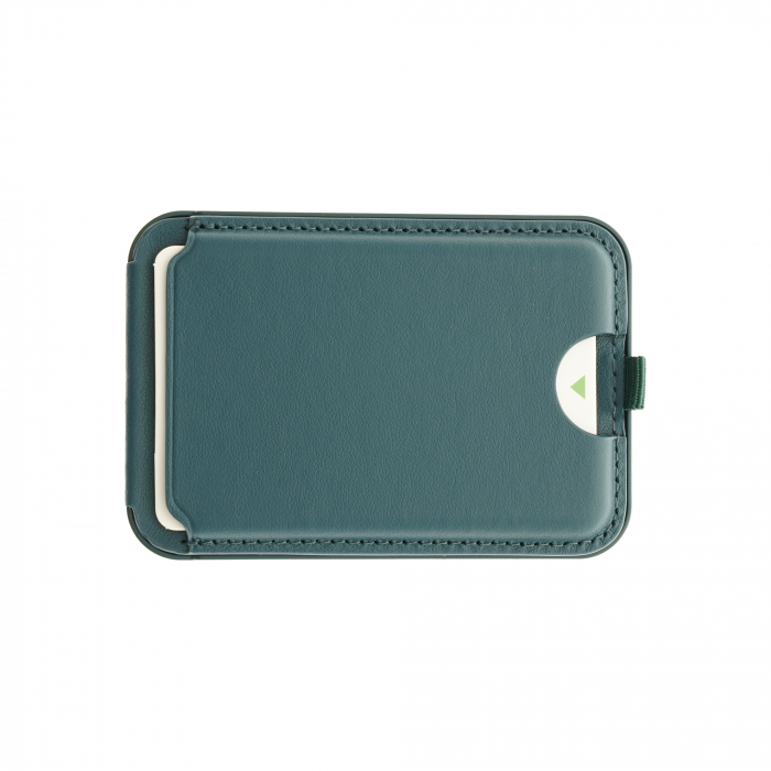 Dviced Leather magsafe foldable cardholder and stand - Blue [2]