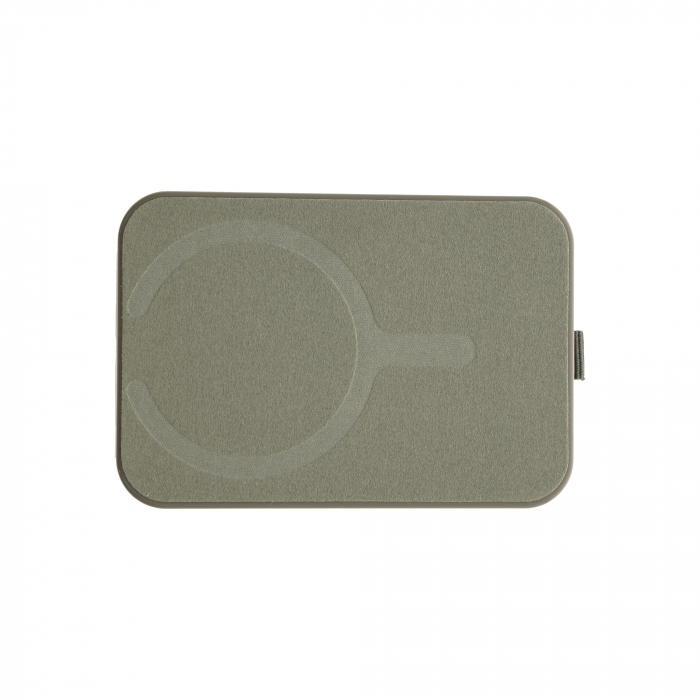 Dviced Leather magsafe foldable cardholder and stand - Grey [3]