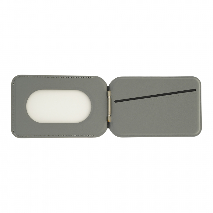 Dviced Leather magsafe foldable cardholder - Grey [2]