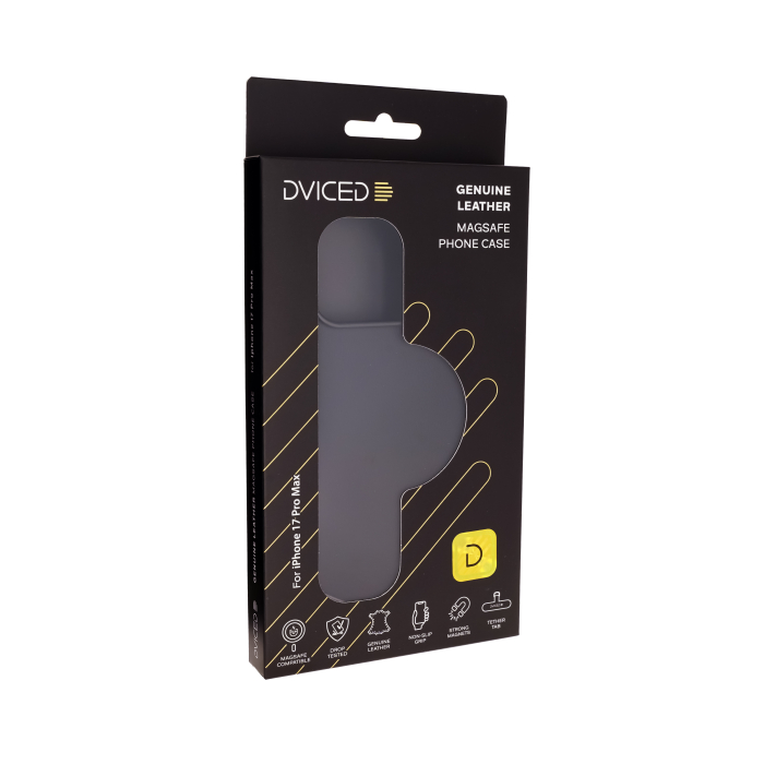 Dviced Leather MagSafe iPhone 17 Pro Max case - Black [3]