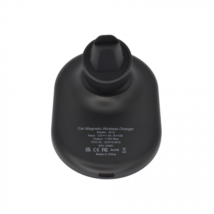 Dviced Magnetic wireless  car charger - Black [2]