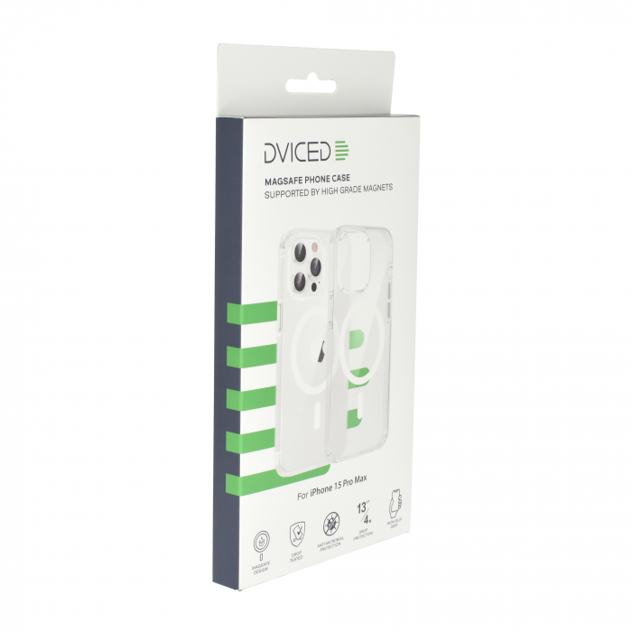 Dviced Magsafe iPhone 15 Pro Max clear case - White [2]