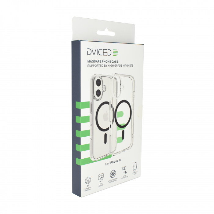 Dviced Magsafe iPhone 16  clear case - Black [2]