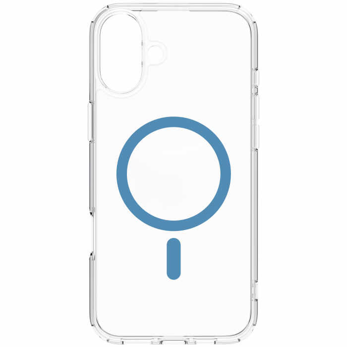 Dviced Magsafe iPhone 16 Plus clear case - Blue [2]