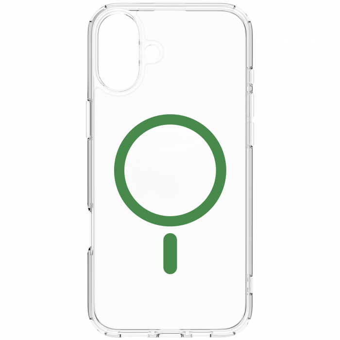 Dviced Magsafe iPhone 16 Plus clear case - Green [5]